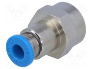 Push-in fitting; threaded,straight; -0.95÷6bar; Thread: G 1/8" FESTO