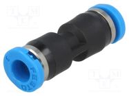 Push-in fitting; straight; -0.95÷6bar; polymer; -10÷80°C FESTO