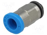 Push-in fitting; threaded,straight; -0.95÷6bar; Thread: M3 FESTO