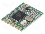 Module: RF; FM transceiver; FSK; UART; -117dBm; 2.4÷3.6VDC; 915MHz 