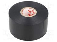 Tape: electrical insulating; W: 50mm; L: 33m; Thk: 0.18mm; black SCAPA