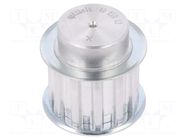 Belt pulley; T10; W: 25mm; whell width: 40mm; Ø: 36.35mm; aluminium OPTIBELT