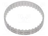 Timing belt; T5; W: 10mm; H: 2.2mm; Lw: 185mm; Tooth height: 1.2mm OPTIBELT