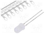 LED; 5mm; white cold; 1120÷1560mcd; 30°; Front: convex; 2.9÷3.6VDC OPTOSUPPLY