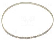 Timing belt; T2.5; W: 4mm; H: 1.3mm; Lw: 285mm; Tooth height: 0.7mm OPTIBELT