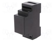 Enclosure: for DIN rail mounting; Y: 88mm; X: 34mm; Z: 62mm; ABS KRADEX