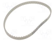 Timing belt; AT10; W: 20mm; H: 5mm; Lw: 980mm; Tooth height: 2.5mm OPTIBELT