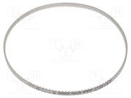 Timing belt; T2.5; W: 6mm; H: 1.3mm; Lw: 285mm; Tooth height: 0.7mm OPTIBELT