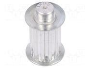 Belt pulley; T5; W: 25mm; whell width: 36mm; Ø: 18.25mm; aluminium OPTIBELT