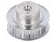 Belt pulley; T2.5; W: 4mm,6mm; whell width: 16mm; Ø: 24.95mm; metric OPTIBELT