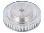 Belt pulley; T5; W: 10mm; whell width: 21mm; Ø: 56.45mm; aluminium OPTIBELT