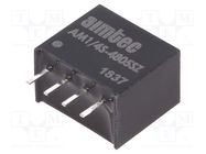 Converter: DC/DC; 0.25W; Uin: 43.2÷52.8V; Uout: 5VDC; Iout: 50mA AIMTEC