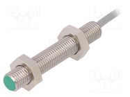 Sensor: inductive; OUT: PNP / NO; 0÷2mm; 10÷30VDC; M8; IP67; 200mA BAUMER