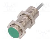 Sensor: inductive; OUT: PNP / NO; 0÷8mm; 10÷30VDC; M18; IP67; 200mA BAUMER