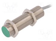 Sensor: inductive; OUT: PNP / NO; 0÷8mm; 10÷30VDC; M18; IP67; 200mA BAUMER