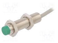 Sensor: inductive; OUT: PNP / NO; 0÷6mm; 10÷30VDC; M12; IP67; 200mA BAUMER