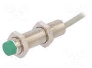 Sensor: inductive; OUT: PNP / NO; 0÷6mm; 10÷30VDC; M12; 2m; IP67 BAUMER