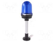 Signaller: lighting; flashing light,continuous light; blue; IP65 QLIGHT