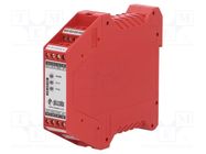 Module: safety relay; 24VAC; 24VDC; for DIN rail mounting; CS PIZZATO ELETTRICA