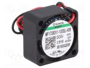 Fan: DC; axial; 5VDC; 17x17x8mm; 1.52m3/h; 21.5dBA; Vapo; 21000rpm SUNON