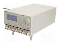 Power supply: programmable laboratory; Ch: 3; 0÷60VDC; 0÷20A; 0÷3A 