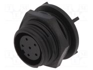 Connector: circular; socket; female; PIN: 6; Buccaneer 400; IP68 BULGIN