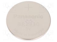 Battery: lithium; BR2330,coin; 3V; 255mAh; Ø23x3mm PANASONIC