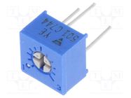 Potentiometer: mounting; single turn,horizontal; 500Ω; 500mW VISHAY