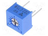 Potentiometer: mounting; single turn,horizontal; 2kΩ; 500mW; ±10% VISHAY