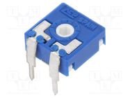 Potentiometer: mounting; single turn,horizontal; 100kΩ; 0.15W ACP