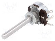 Potentiometer: shaft; single turn; 100Ω; 4W; ±10%; 6mm; wirewound AB Elektronik