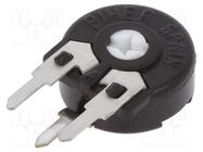 Potentiometer: mounting; single turn,vertical; 500Ω; 150mW; ±20% PIHER