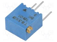 Potentiometer: mounting; multiturn; 5kΩ; 250mW; ±10%; linear; T63XB VISHAY