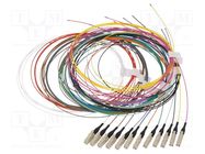 Optic fiber pigtail; OM4; LC/UPC; 2m; Optical fiber: 50/125um LAPP