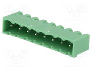 Pluggable terminal block; 5.08mm; ways: 8; straight; socket; male PHOENIX CONTACT