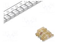 LED; blue/orange; SMD; 0606; 2.8÷3.5/1.8÷2.4VDC; 1.6x1.6x0.7mm REFOND