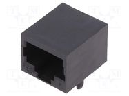 Connector: RJ50; socket; PIN: 10; Cat: 3; unshielded; gold-plated Amphenol Communications Solutions