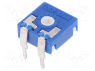 Potentiometer: mounting; single turn,horizontal; 50kΩ; 0.15W ACP