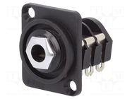 Connector: Jack 6,3mm; socket; female; FT; stereo; soldering CLIFF