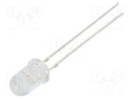 LED; 5mm; green/blue; 30°; Front: convex; 3÷5VDC; No.of term: 2 OPTOSUPPLY