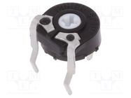 Potentiometer: mounting; single turn,horizontal; 1kΩ; 100mW; ±20% PIHER