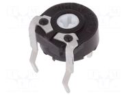 Potentiometer: mounting; single turn,horizontal; 25kΩ; 100mW PIHER