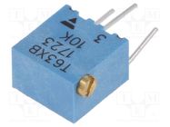 Potentiometer: mounting; multiturn; 10kΩ; 250mW; ±10%; linear; THT VISHAY