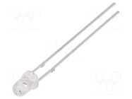 LED; 3mm; red; 1560÷2500mcd; 30°; Front: convex; 1.8÷2.6VDC OPTOSUPPLY