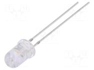 LED; yellow/green; 5mm; 30°; Front: convex; 3÷5VDC; No.of term: 2 OPTOSUPPLY