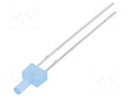 LED; blue; 2mm; 160÷270mcd; 130°; Front: flat; 2.6÷3.6VDC LUCKYLIGHT