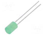 LED; green-yellow; 5mm; 13÷30mcd; 130°; Front: flat; 1.6÷2.4VDC LUCKYLIGHT