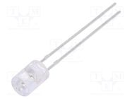 LED; 5mm; yellow; 460mcd; 110°; Front: flat; 1.6÷2.4VDC; cylindrical LUCKYLIGHT