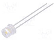 LED; 5mm; white neutral; 1000÷1700mcd; 100°; Front: flat; 5500K LUCKYLIGHT