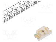 LED; SMD; 0603; amber; 70÷200mcd; 1.6x0.8x0.7mm; 140°; 1.8÷2.4V REFOND